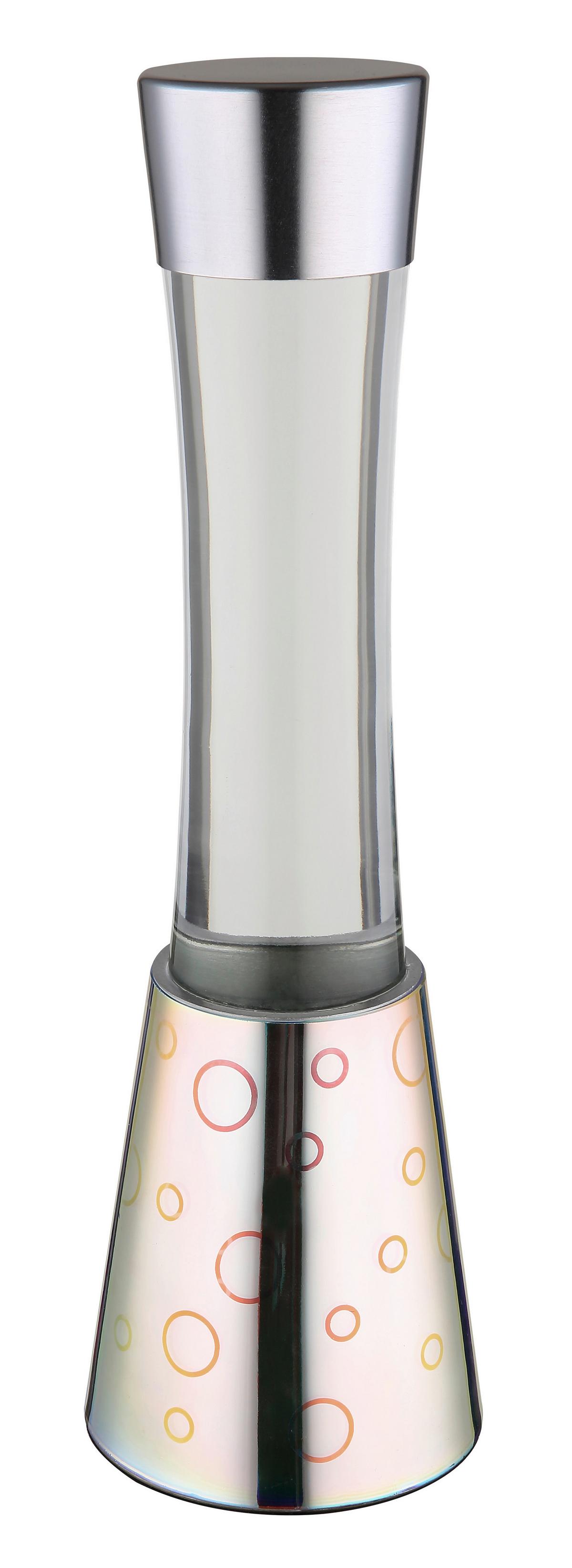 LED-Tischleuchte, Glitzer 2863c Sparkle - Klar/Chromfarben, MODERN, Glas/Metall (12,5/40,6cm) - Globo