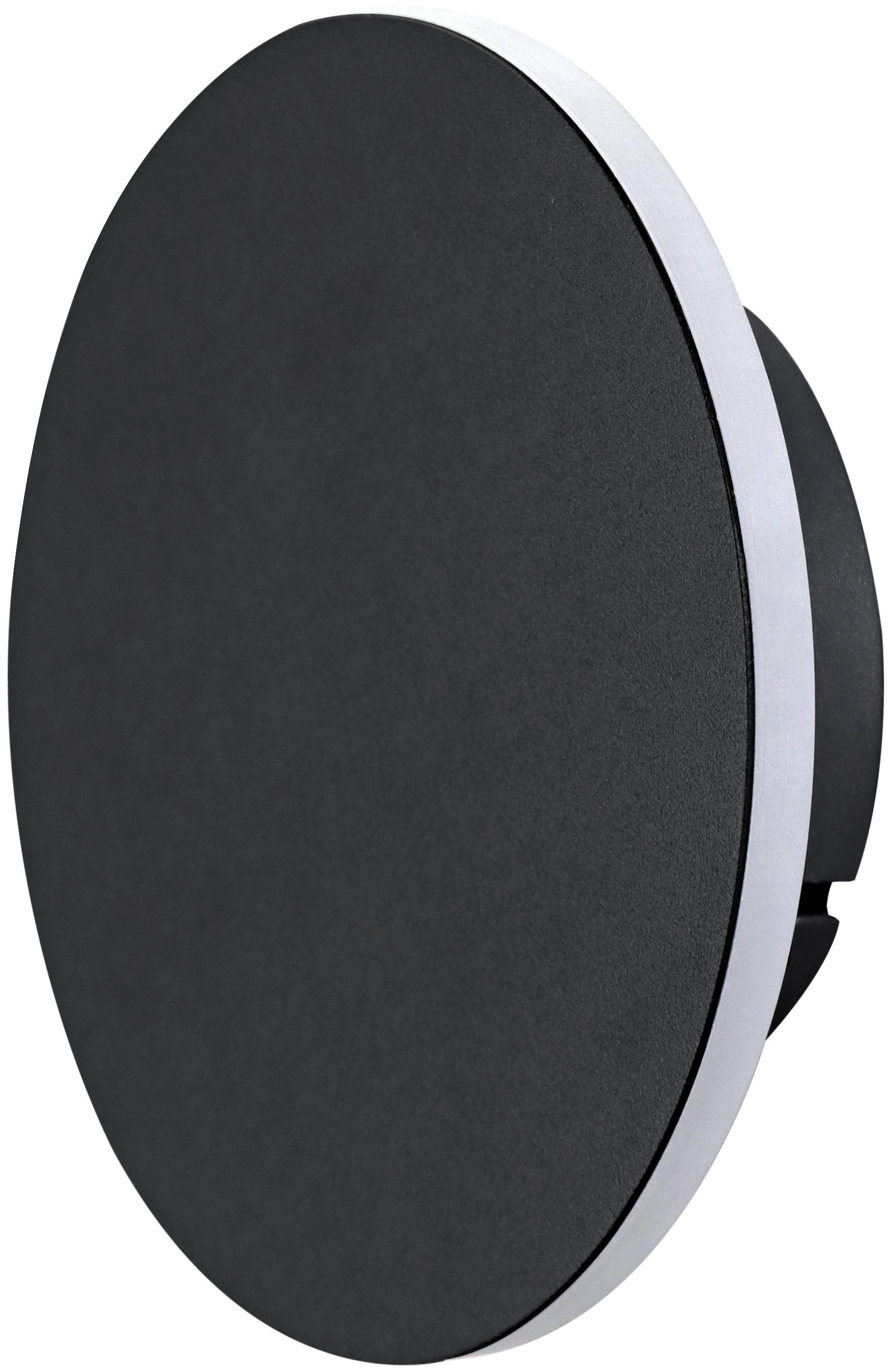 Außenwandleuchte 2528000371696 Mago - Schwarz, KONVENTIONELL, Metall (15/4cm)