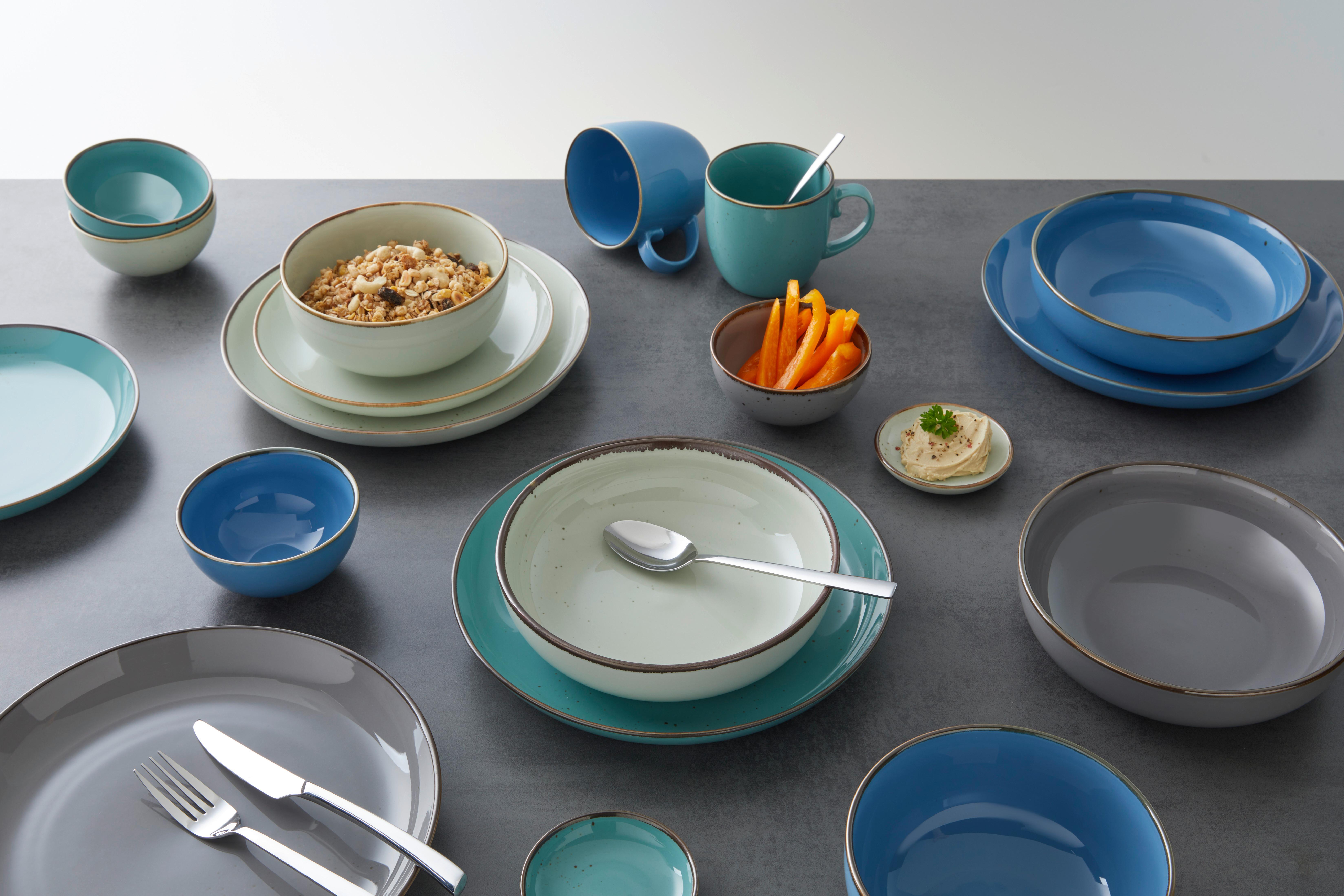 PLYTKÝ TANIER CAPRI - zelená, Modern, keramika (27/3,7cm) - Mömax