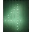 LED-Dekoleuchte Linu - Transparent/Schwarz, Design, Kunststoff (140/140cm) - Luca Bessoni