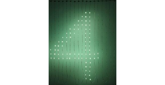 LED-Dekoleuchte Linu - Transparent/Schwarz, Design, Kunststoff (140/140cm) - Luca Bessoni