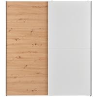 Tolóajtós Szekrény Time 170/190cm - Artisan tölgy/fehér, Basics, faalapú anyag (170/190/59cm) - Best Price