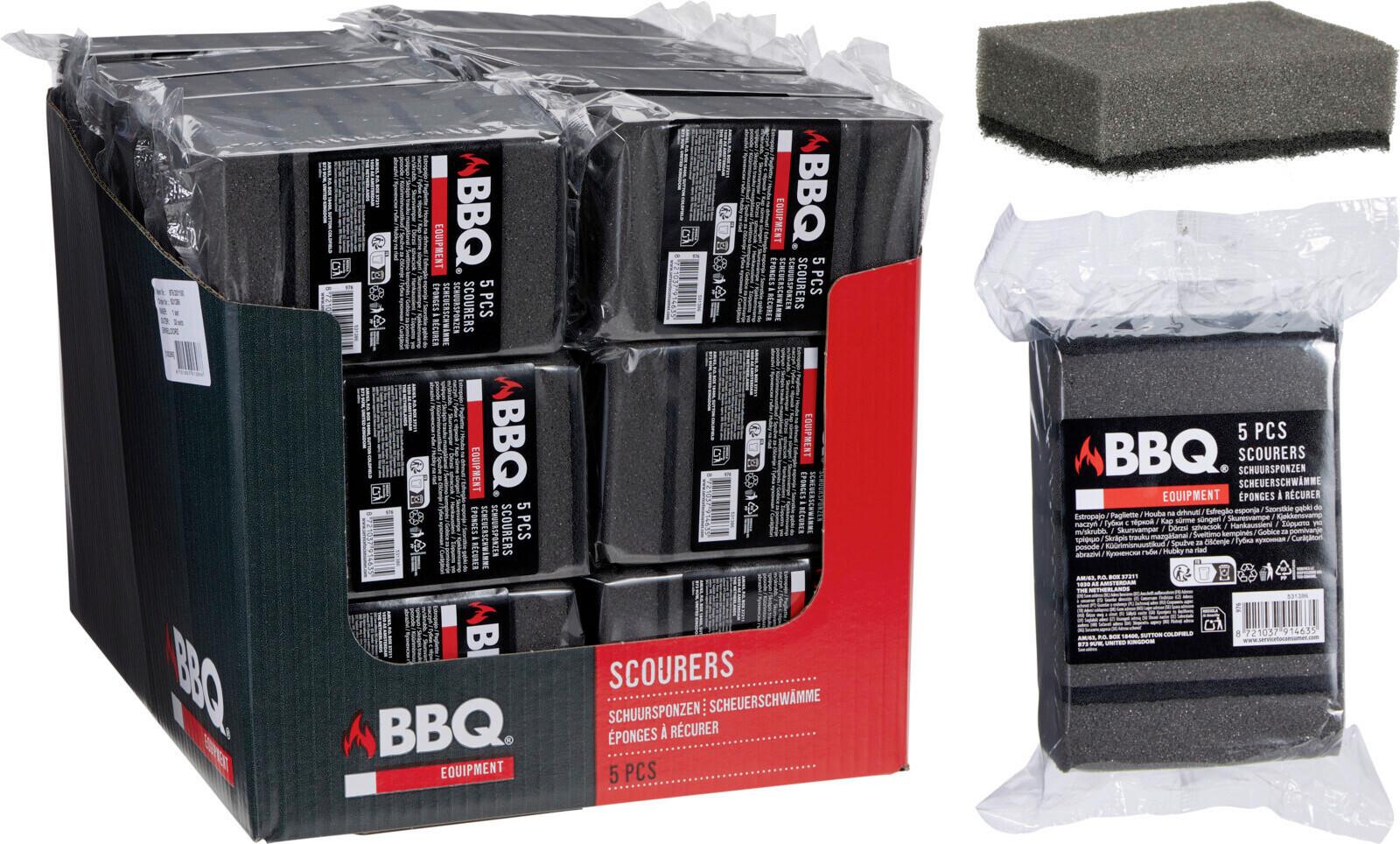 Topfreiniger 5-er Pack Bxhxt: 9,5x6,5x14,5 Cm - Schwarz, Basics, Kunststoff (9.5/6.5/14.5cm)