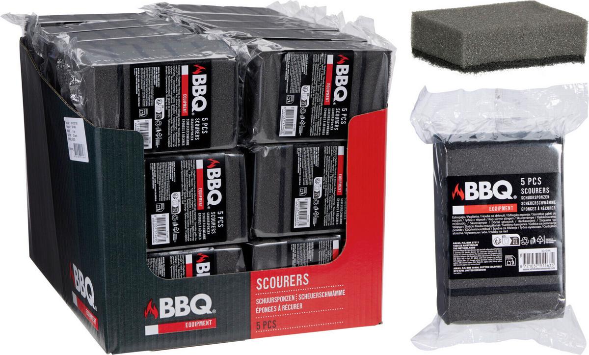 Topfreiniger 5-er Pack Bxhxt: 9,5x6,5x14,5 Cm - Schwarz, Basics, Kunststoff (9.5/6.5/14.5cm)