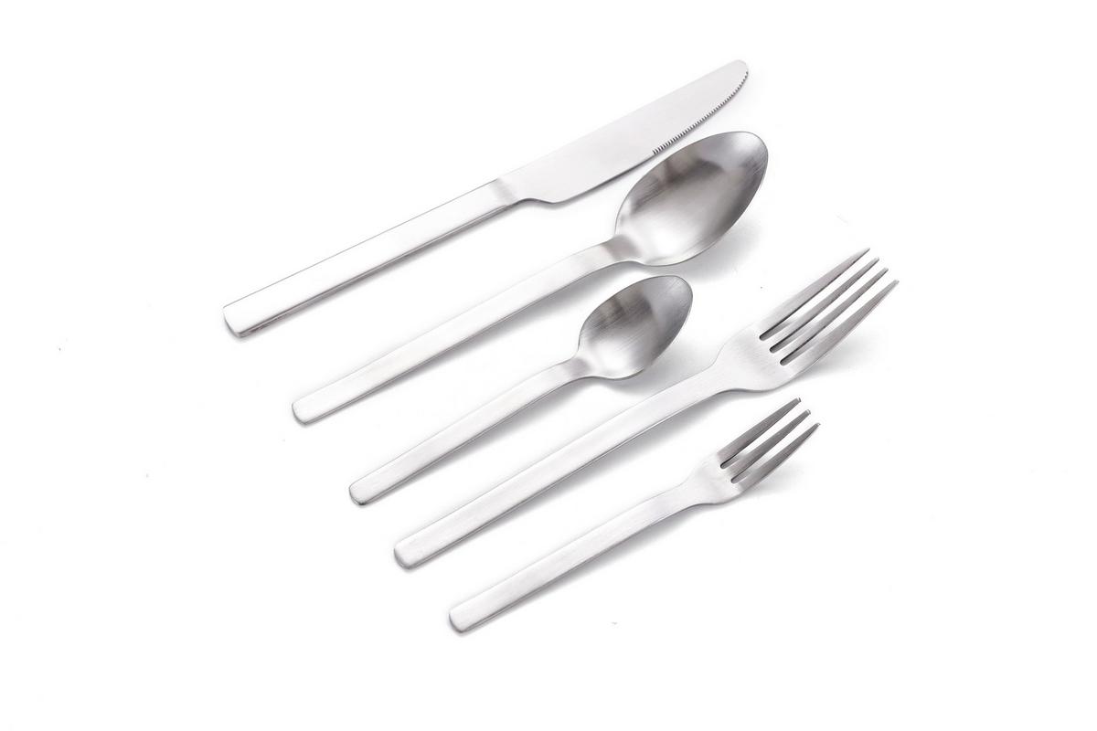 Besteckset Angelini 30-teilig - Silberfarben, Basics, Metall (1,44kg) - Echtwerk