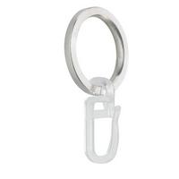 Vorhangringe Edelstahloptik Mia Metall 10 Stk. - Edelstahlfarben, KONVENTIONELL, Metall (0.5/3cm) - Ondega
