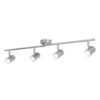 Mennyezeti Spotlámpa 3174cc Rollo - krómszínű/átlátszó, Design, üveg/fém (77/13/9cm)