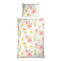 Bettwäsche Maila - Gelb/Rot, MODERN, Textil - Luca Bessoni