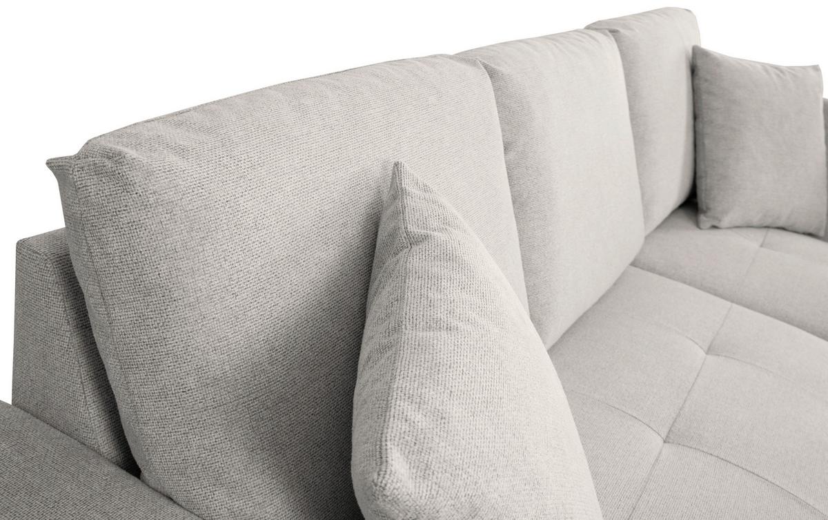 Ecksofa Lukas Creme S: 239x158 Cm - Creme, Trend, Textil (239/158cm)