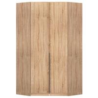 Eckkleiderschrank Alabama Sonoma Eiche B: 117 Cm - Sonoma Eiche, MODERN, Holzwerkstoff (117/229/117cm) - Rauch Möbel