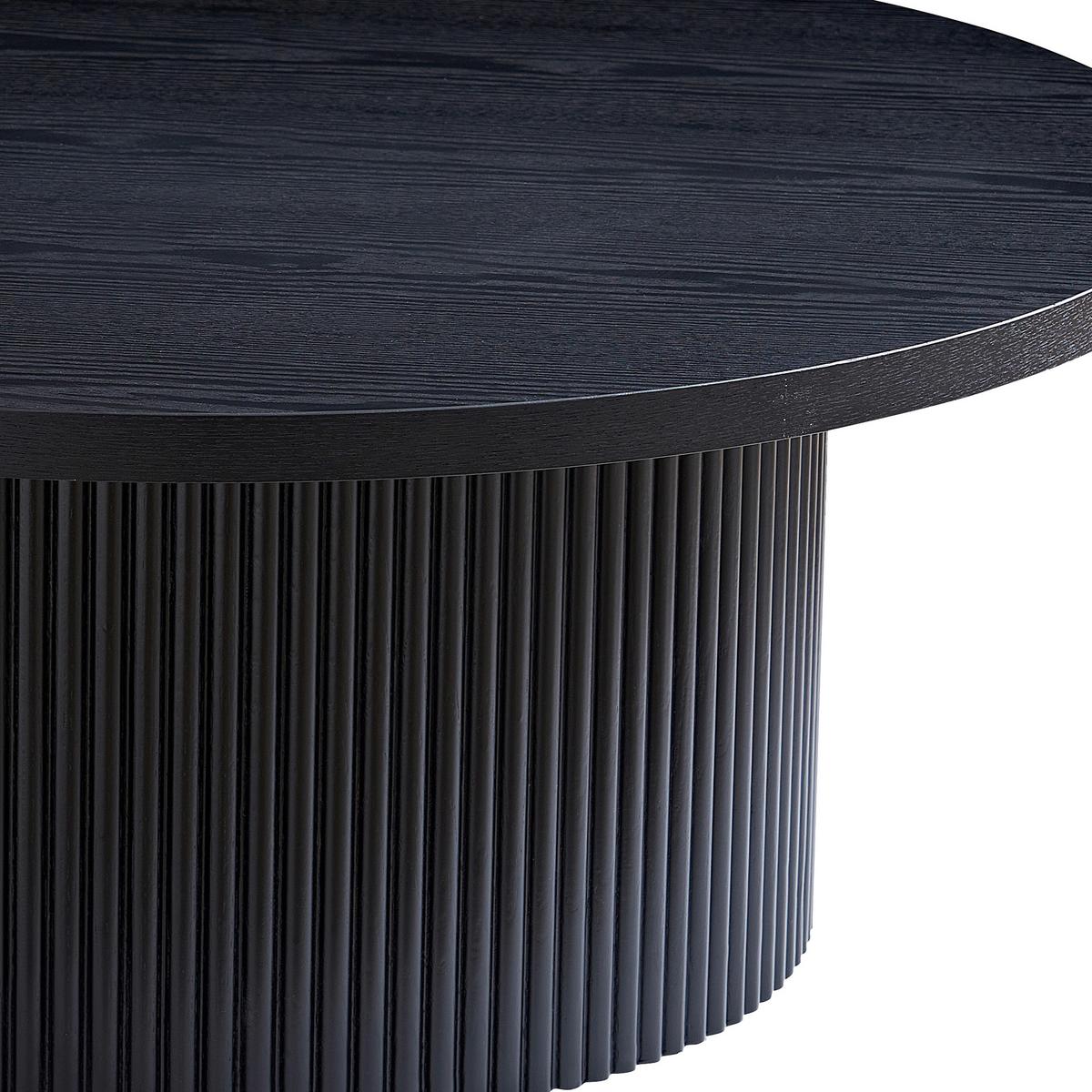 Couchtisch Schwarz D: 85 Cm - Schwarz, MODERN, Holzwerkstoff (85/85/33cm) - Livetastic