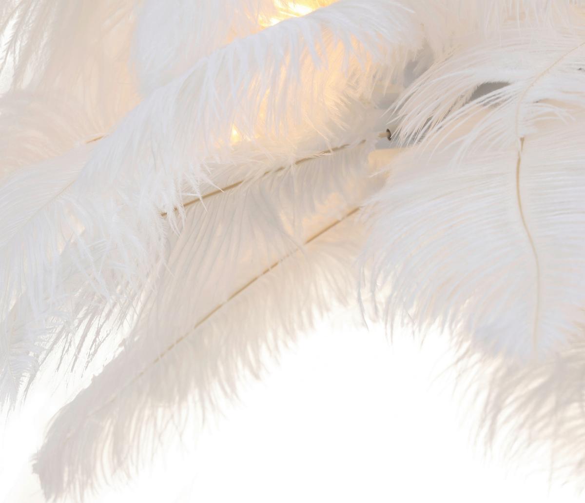 Stehleuchte Fedi - Schwarz/Weiß, MODERN, Textil/Metall (55/160cm)