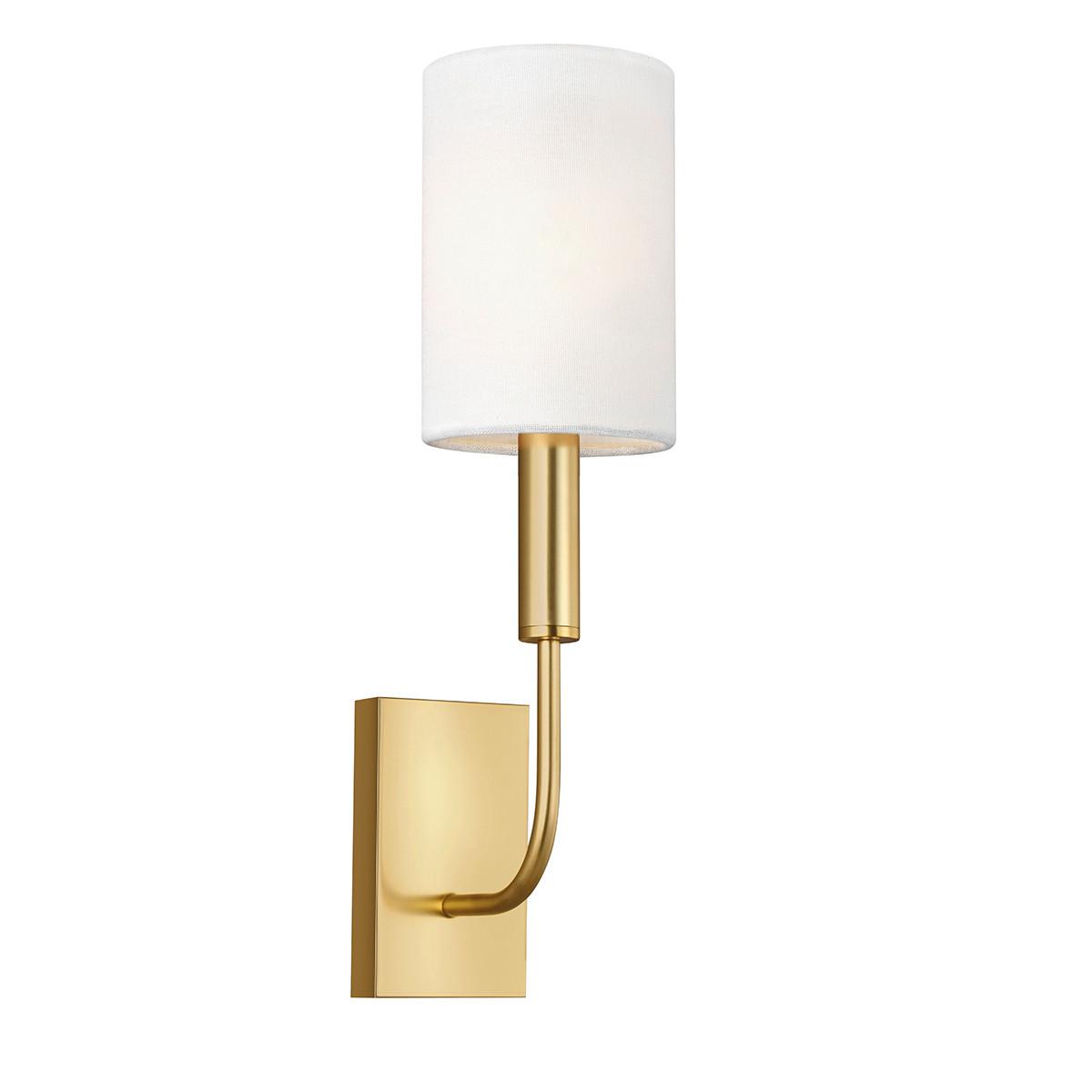 WANDLEUCHTE FE-BRIANNA1-BB - Messingfarben, KONVENTIONELL, Metall (10,2/14,3/35,9cm) - Elstead Lighting