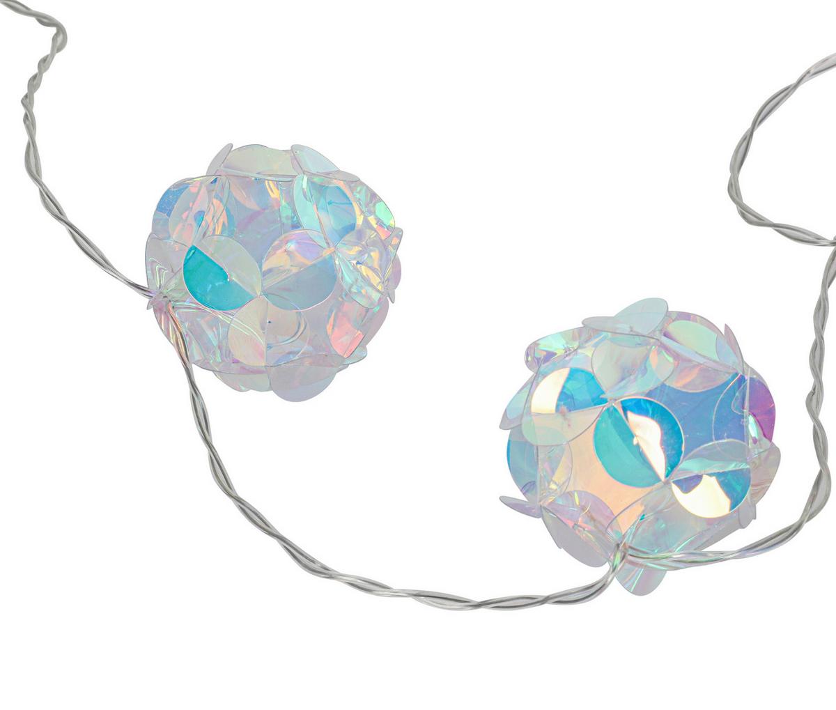 SVĚTELNÝ ŘETĚZ LIEBE - průhledné/perleť, Moderní, plast (165cm) - Mömax