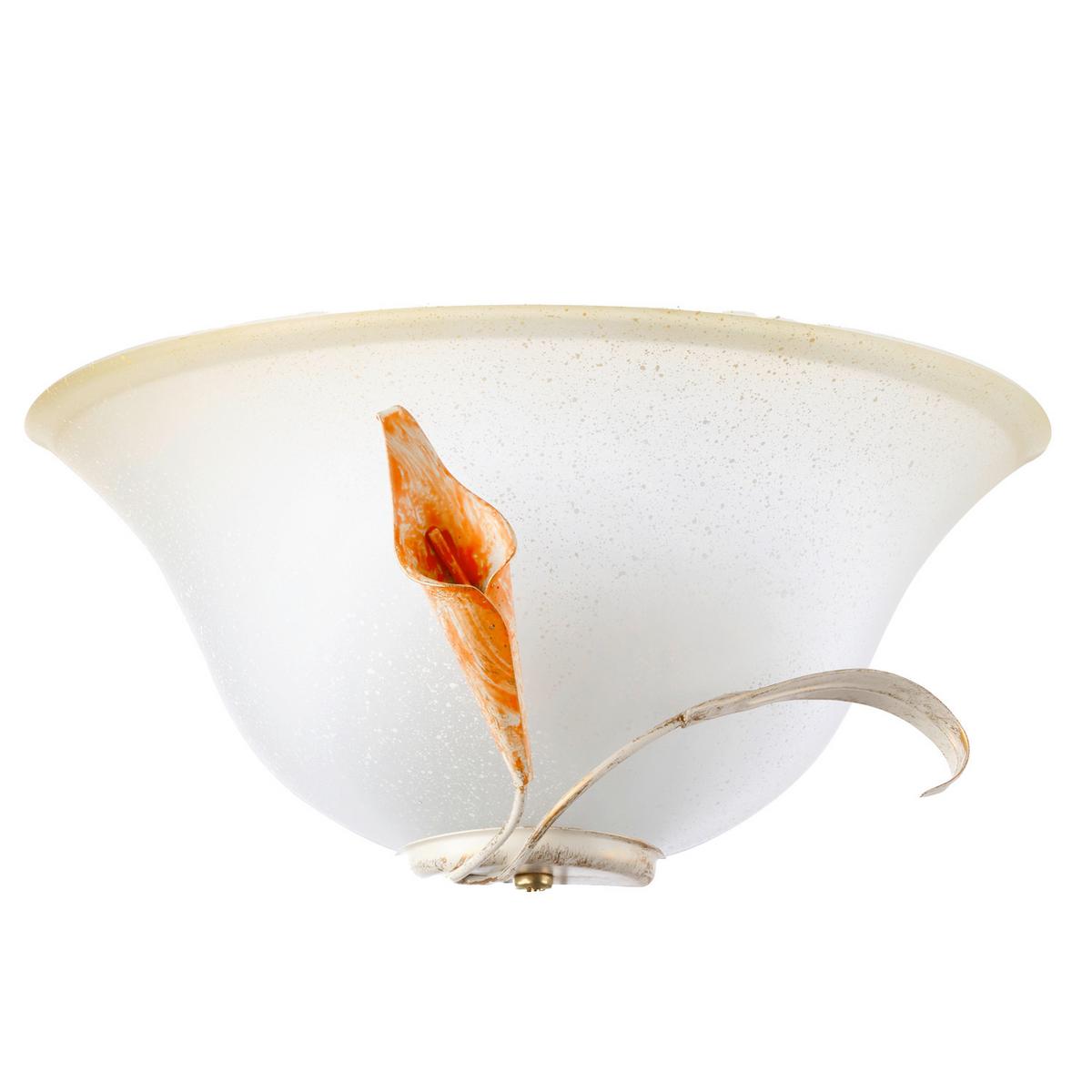 Wandleuchte Perlmutt L: 30 cm 22w - Perlmutt, KONVENTIONELL, Glas/Metall (30/30/18cm)