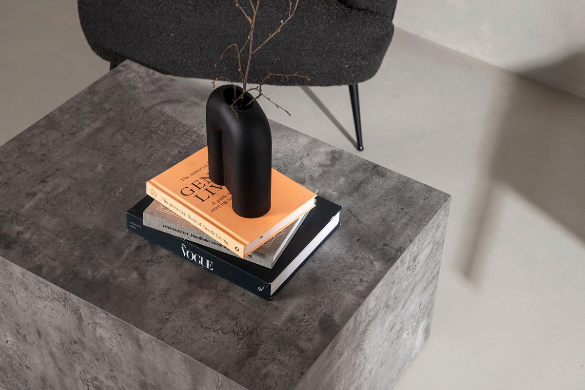 Couchtisch York - Dunkelgrau, Design, Holz (80/60/40cm) - Livetastic