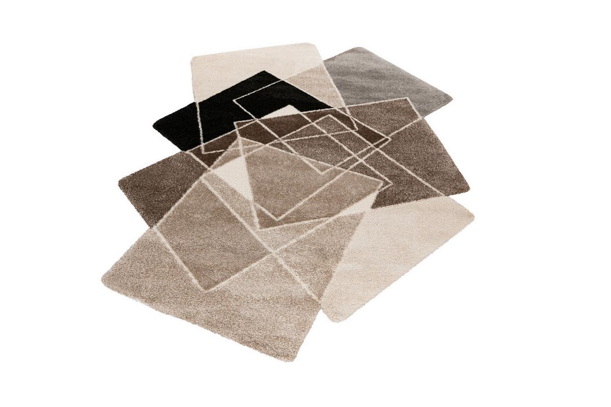 Flachwebeteppich My Frisco 287s - Taupe, Basics, Textil (160/230cm) - Obsession
