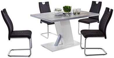 Moderner Tisch mit Freischwinger Moderner Tisch mit Freischwinger
