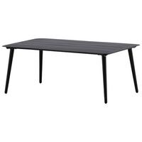 Loungetisch Lina - Schwarz, KONVENTIONELL, Metall (100/60/40cm) - Gardenson