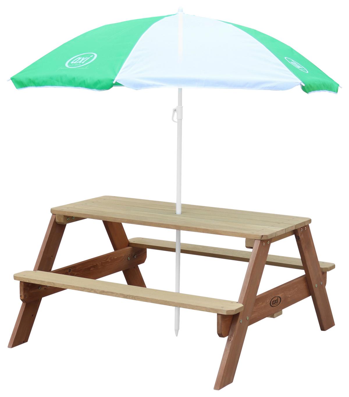 Kinder-gartenset A031.003.00 - Braun/Weiß, KONVENTIONELL, Holz (97,7/48,7/95cm) - Ambia Garden