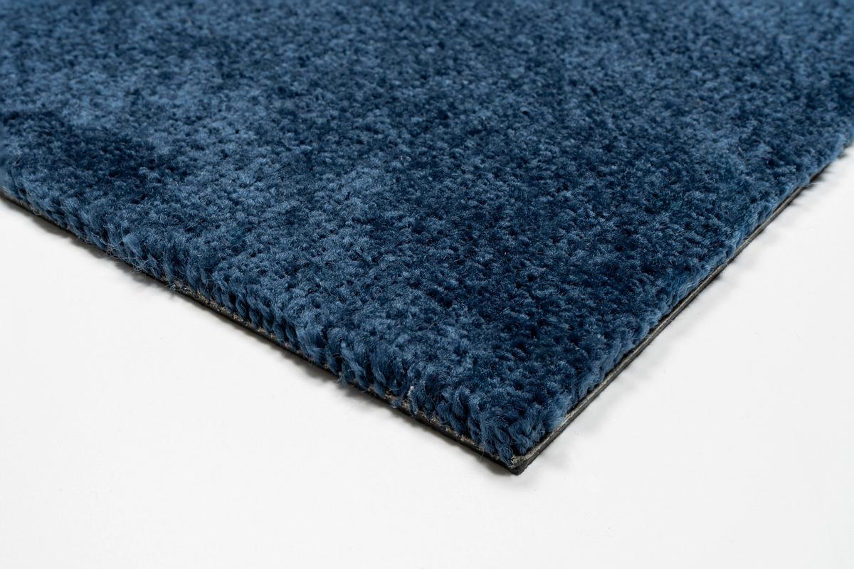Teppichfliese Dunkelblau Carousel 50x50cm Florhöhe 10mm - Dunkelblau, Basics, Textil (50/50cm)