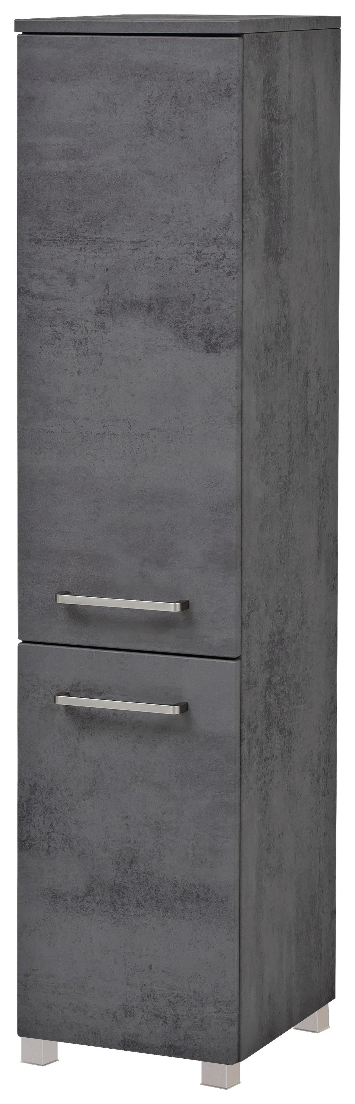 Midischrank Stockholm B: 30 cm Grau - Grau, KONVENTIONELL, Holzwerkstoff (30/130/35cm) - Held