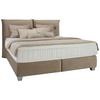 Postel boxspring Fog 180x200cm,béžová - barvy stříbra/béžová, Lifestyle, dřevo/kompozitní dřevo (180/200cm) - Premium Living