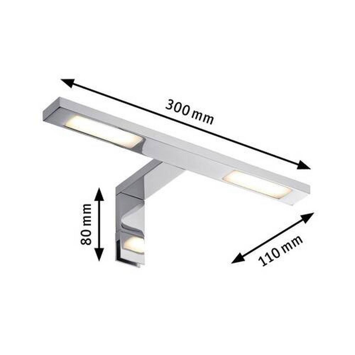 Bilderleuchte 99385 Chromfarben 2-Flammig - Chromfarben, Design, Metall (11,0/8,0cm) - Paulmann