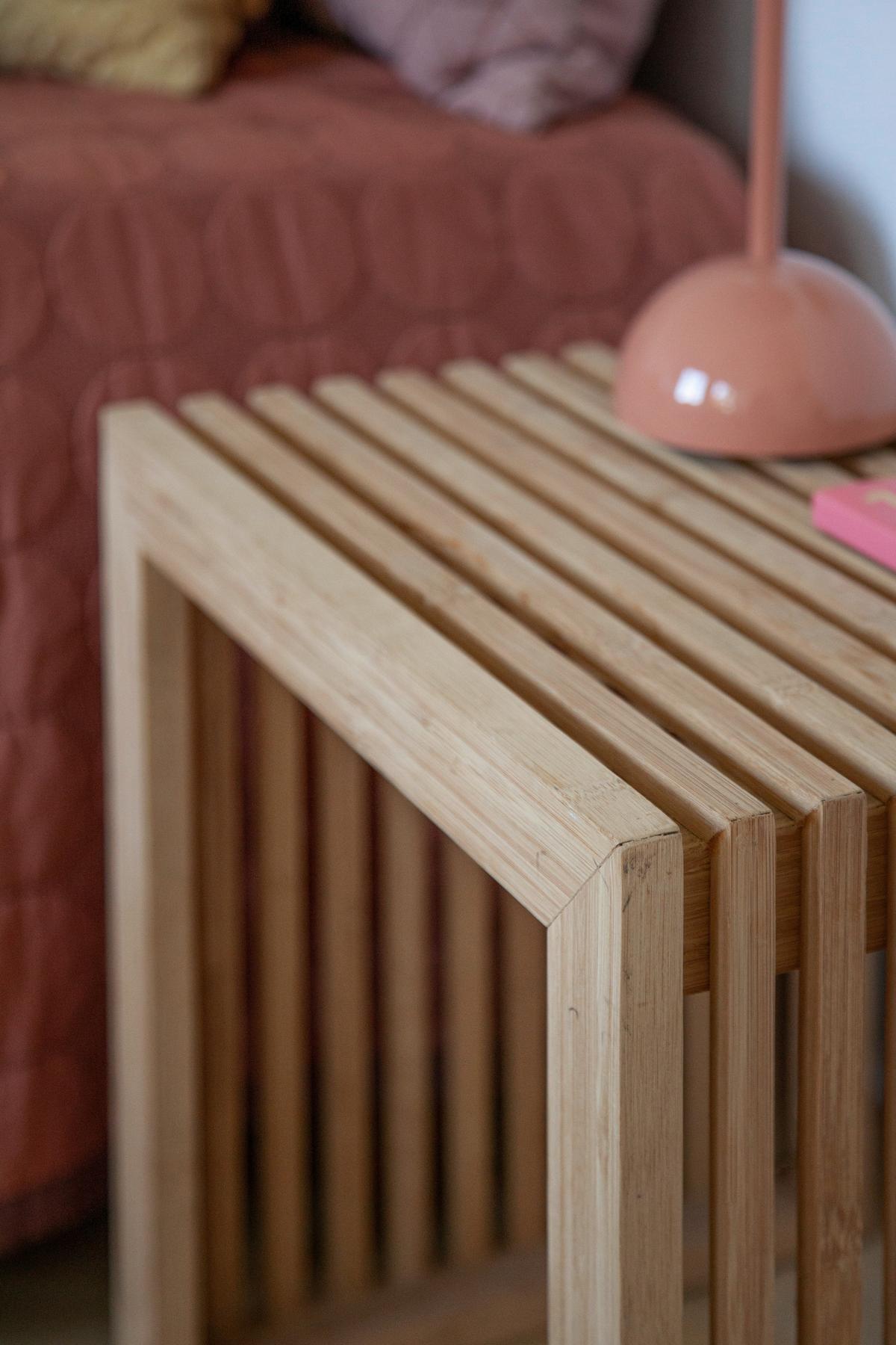 Hocker Rib - KONVENTIONELL, Holz (45/43/35cm) - MID.YOU