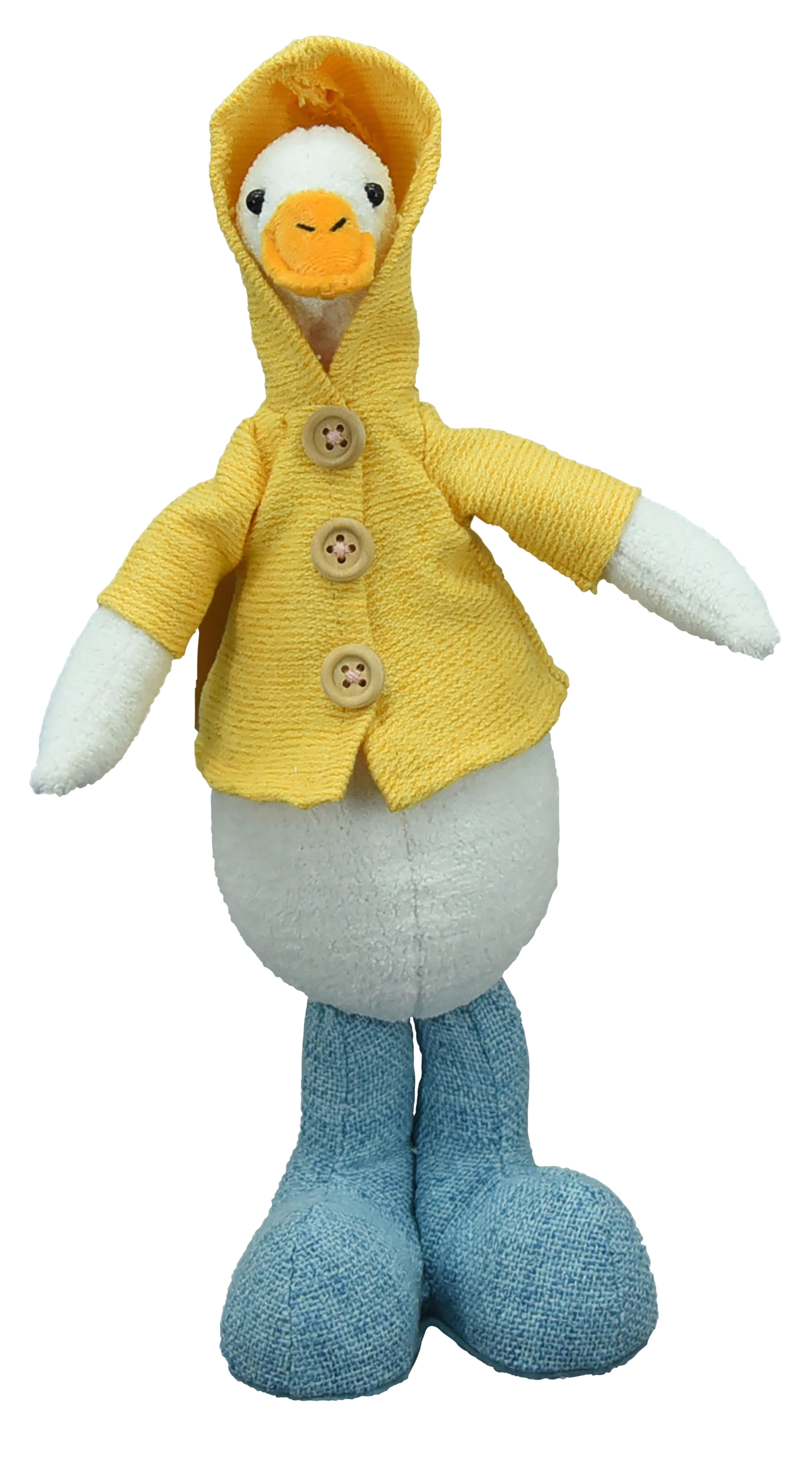 Dekoente Marie - Blau/Gelb, KONVENTIONELL, Holz/Kunststoff (10/10/25cm) - Luca Bessoni