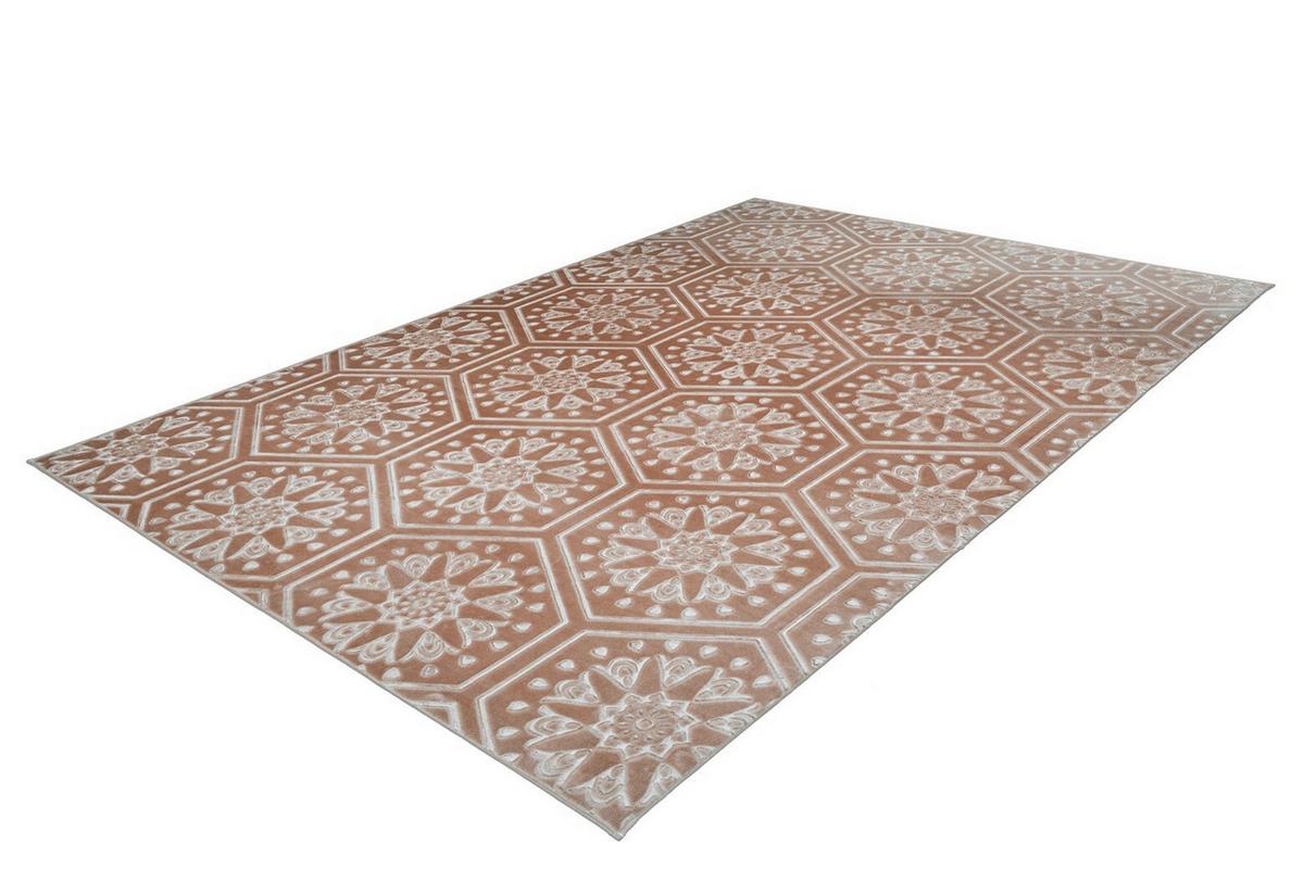 FLACHWEBETEPPICH Taupe, Bunt, - Taupe, KONVENTIONELL, Textil (120/170cm) - Kayoom