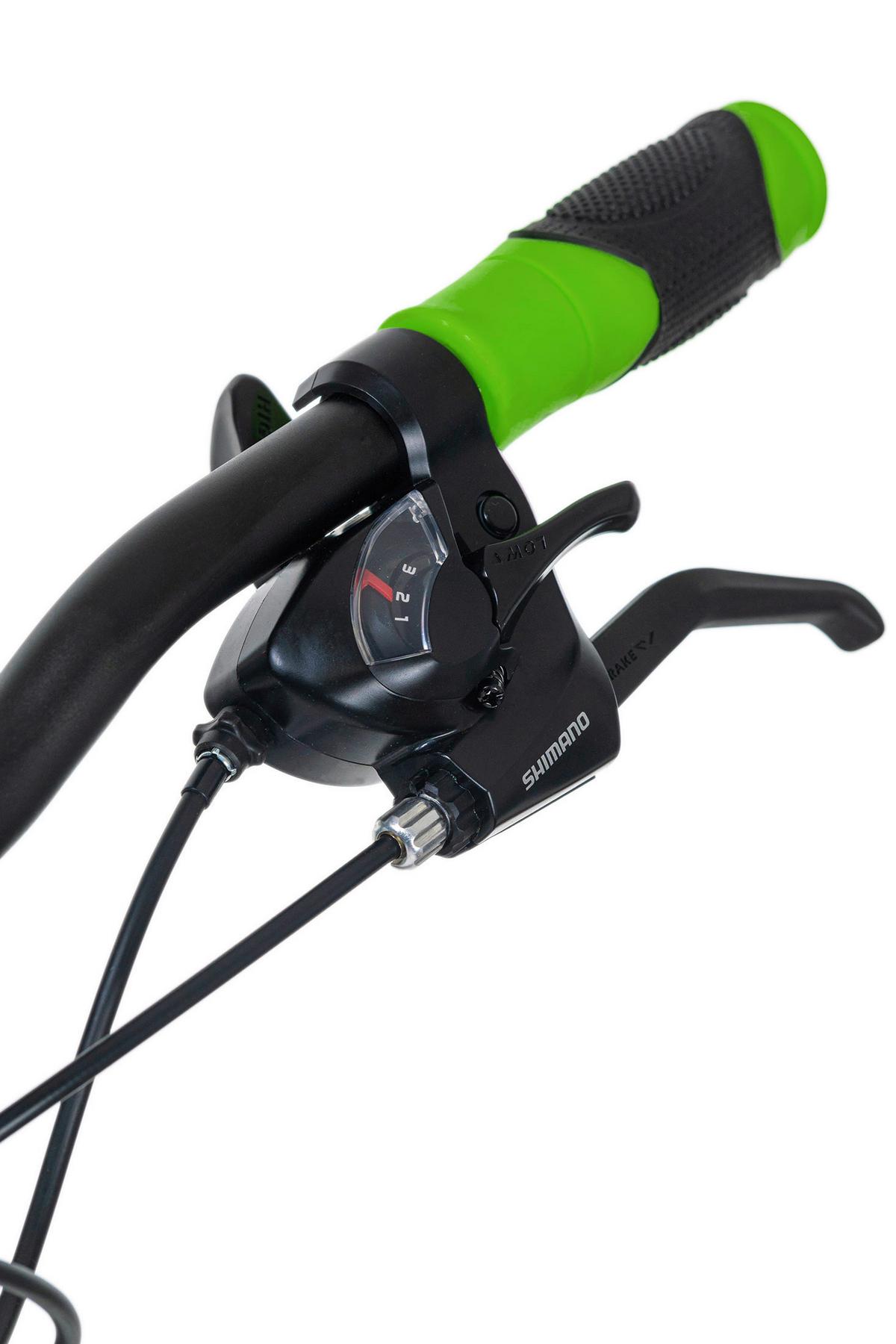 Mountainbike Hardtail 29 Zoll Morzine 21 Gänge - Schwarz/Grün, Basics, Metall (139/76/21cm) - KS Cycling