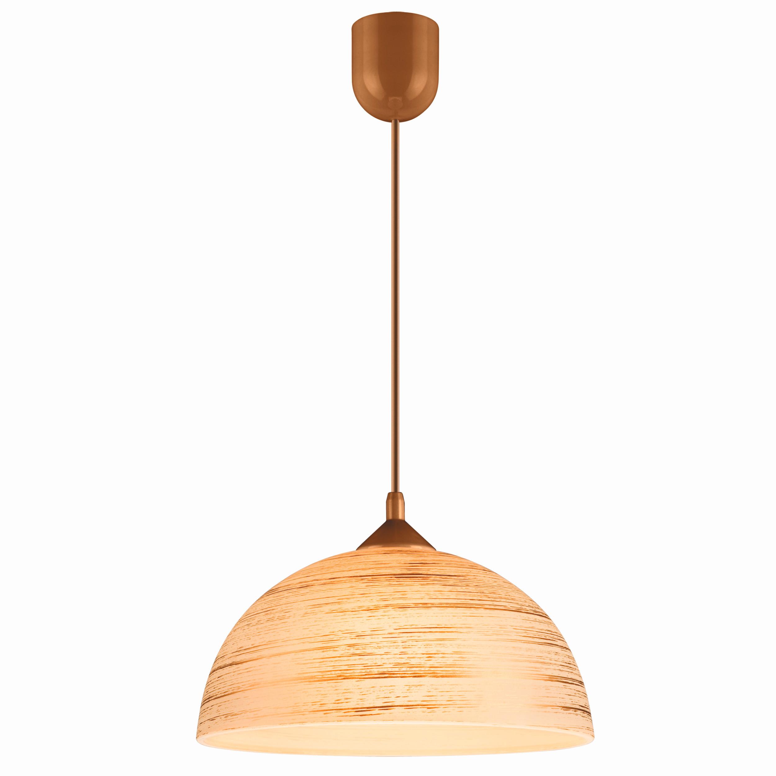 Pendelleuchte Goldfarben D: 30 cm - Goldfarben, Basics, Glas/Kunststoff (30/70cm)