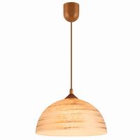 Pendelleuchte Goldfarben D: 30 cm - Goldfarben, Basics, Glas/Kunststoff (30/70cm)
