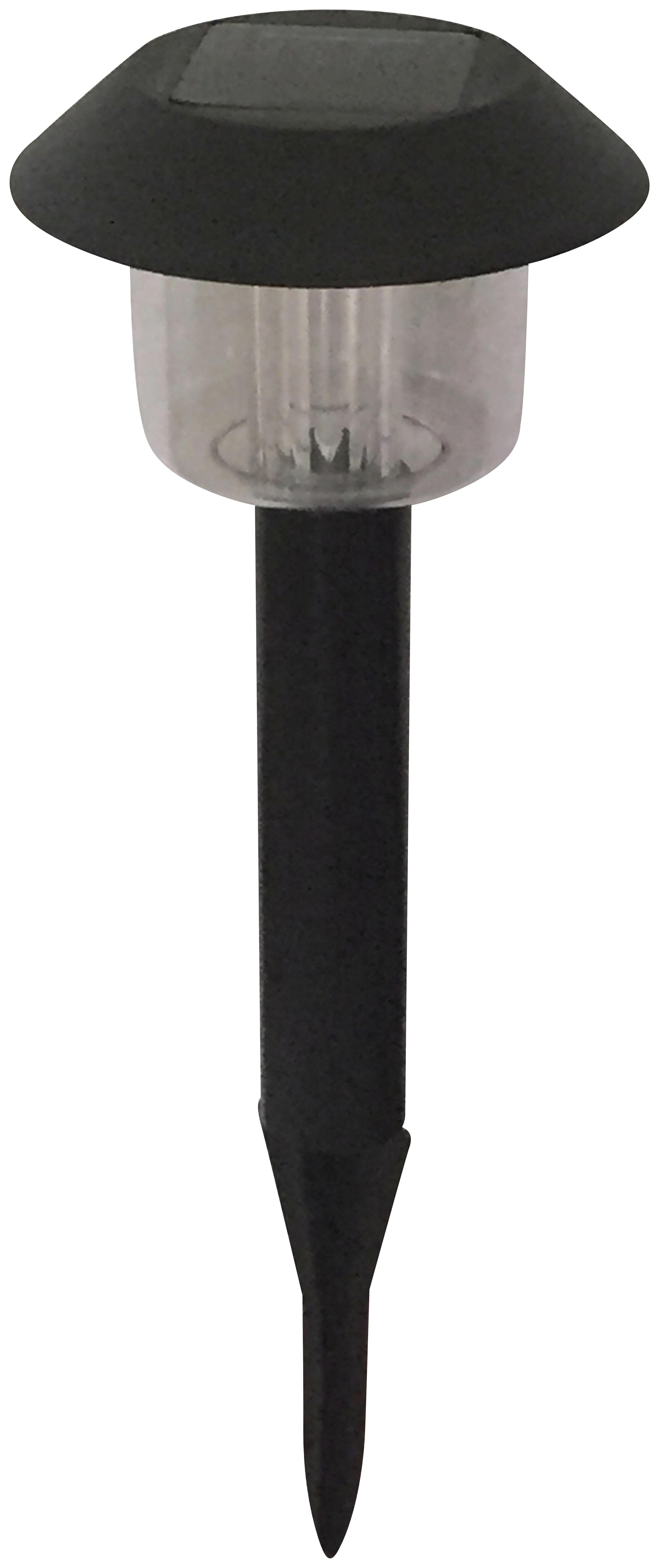 Szolárlámpa Lemba - Fekete, konvencionális, Műanyag (12,5/12,5/36cm) - Homezone