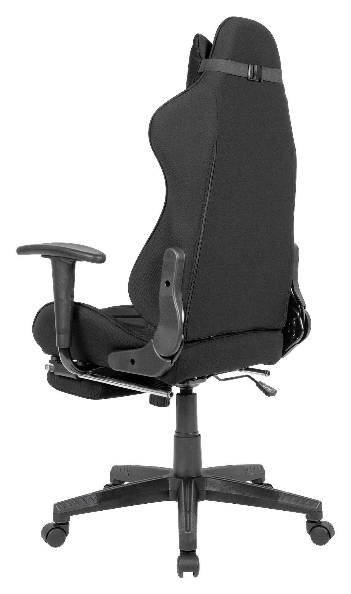 Herní židle gamingstuhl černá - Moderní (70/121/70cm) - MID.YOU