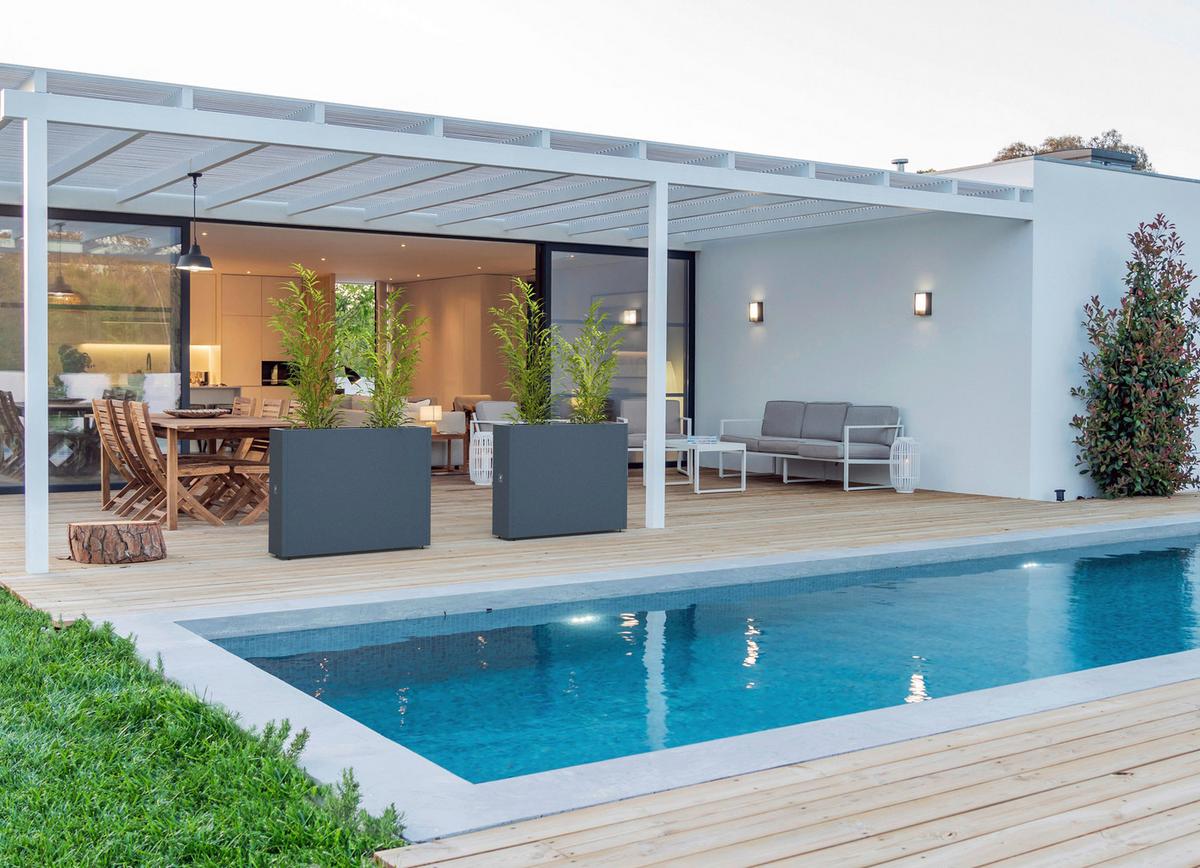 Hochbeet Pflanzkasten Hochbeet - Anthrazit, Basics, Metall (25/80/100cm)