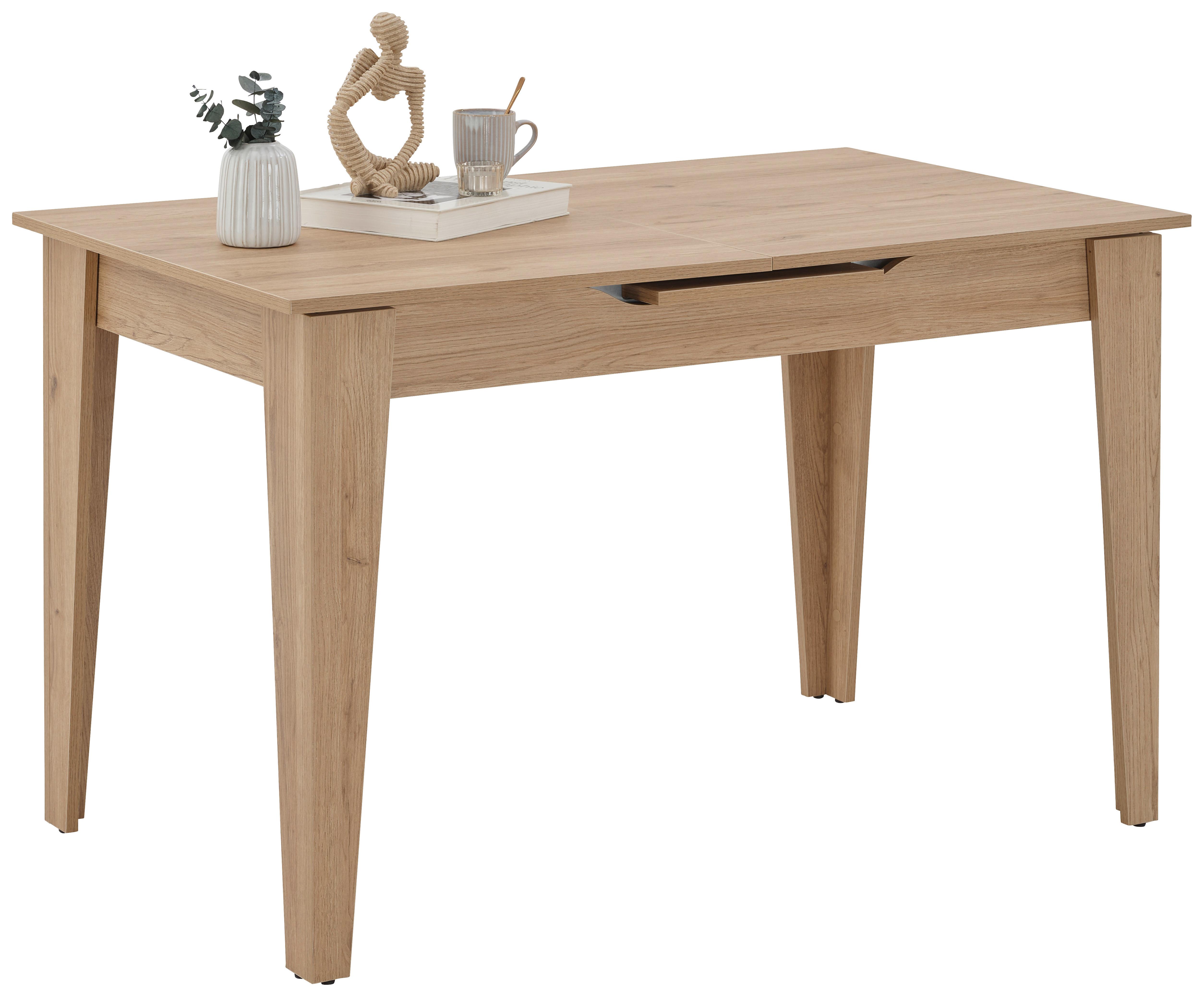 Esstisch ausziehbar Andorra 120-150x75x70 cm Eiche - Eiche Artisan, KONVENTIONELL, Holz (120-150/75/70cm)
