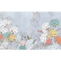 Vliestapete Planting Peonies - Multicolor, Basics (400/250cm) - Komar