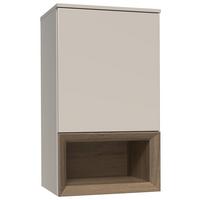 Hängeelement Las Vegas Weiß/Eiche Dekor B: 50 cm - Eiche dunkel/Weiß, MODERN, Holzwerkstoff (50/88/37cm) - Vertico