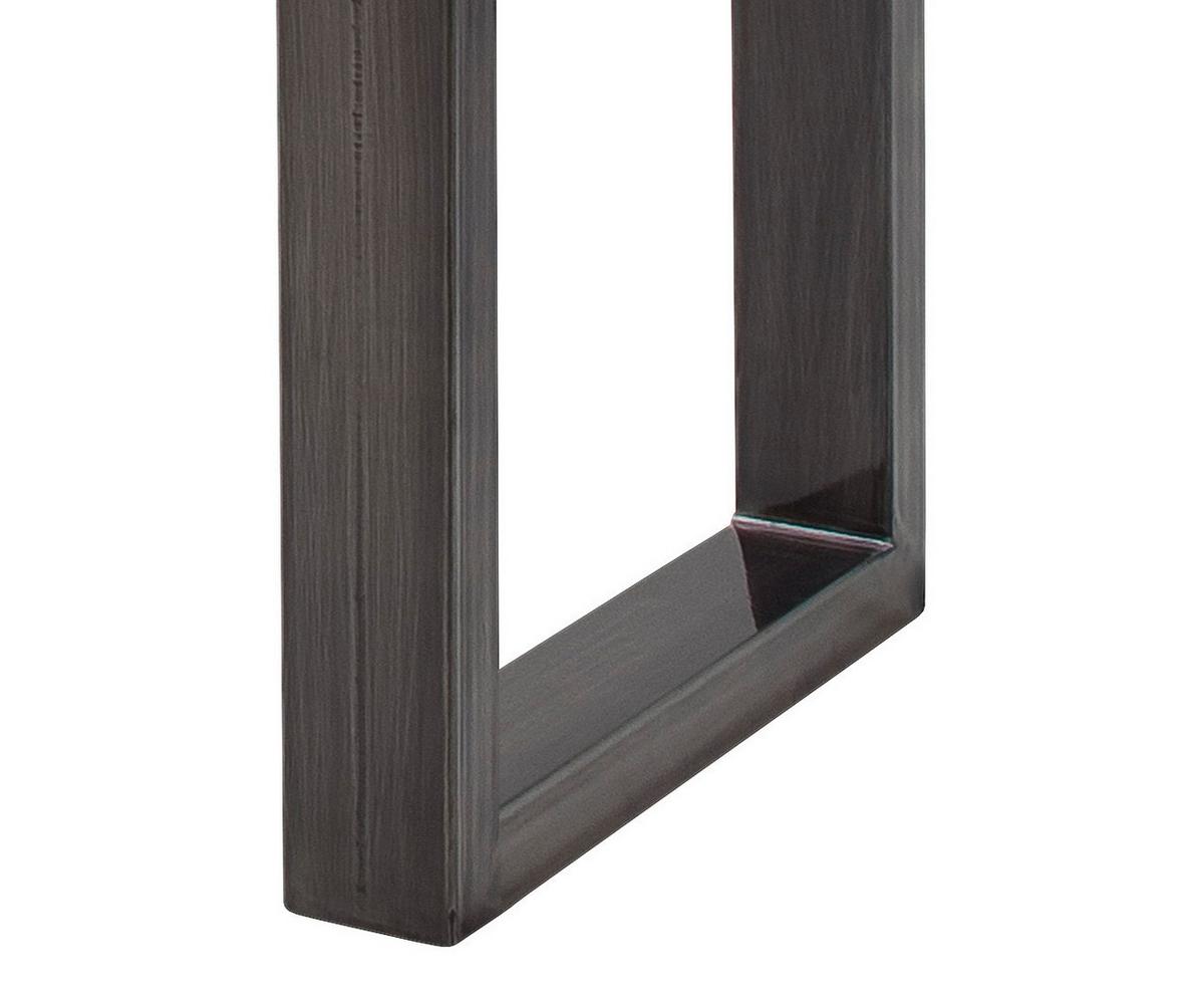 Couchtisch Holz Massiv Cartagena Akazie/nickelfarben - Akaziefarben/Nickelfarben, MODERN, Holz/Metall (110/45/70cm)