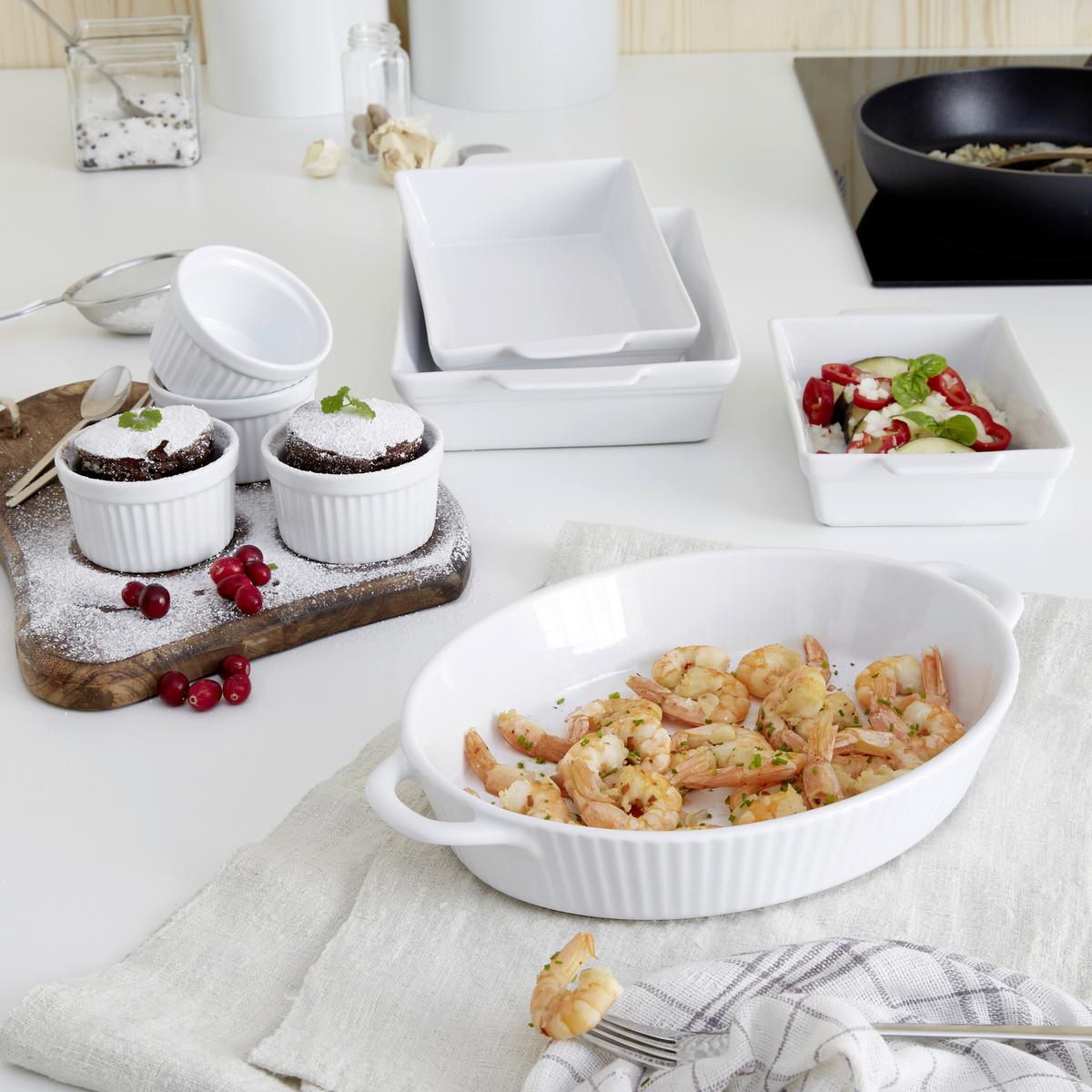 Szufléforma Livia - fehér, Romantik / Landhaus, kerámia (9/5,5cm) - James Wood