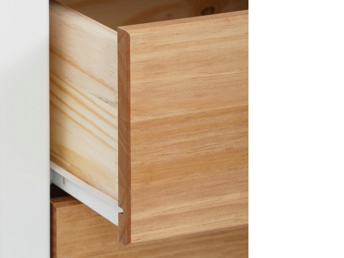 Kommode Rio Weiß 45 cm - Weiß, Design, Holzwerkstoff (45/80/35cm) - MID.YOU