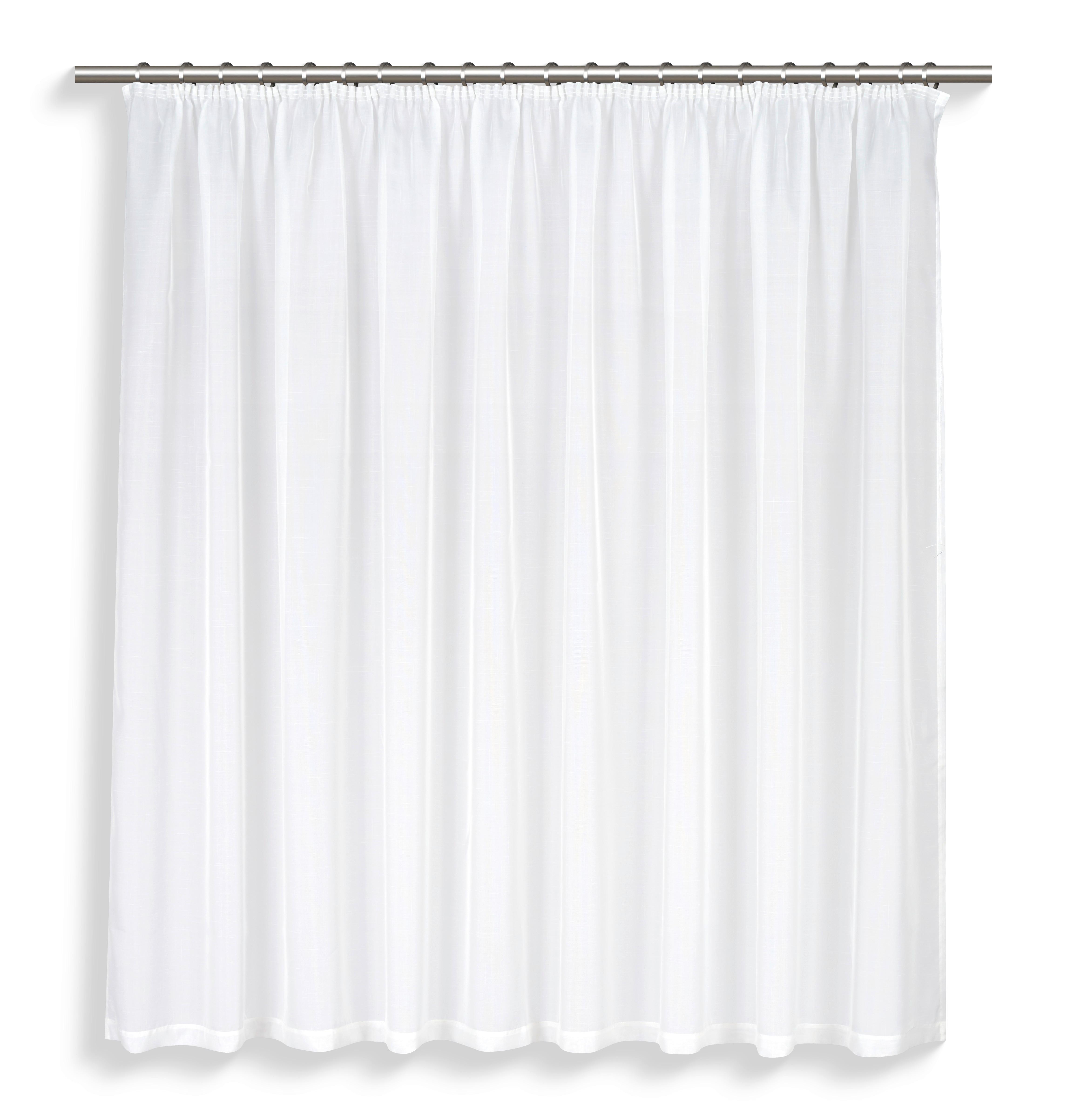 Store mit Universalband transparent Fiolina 300x175 cm