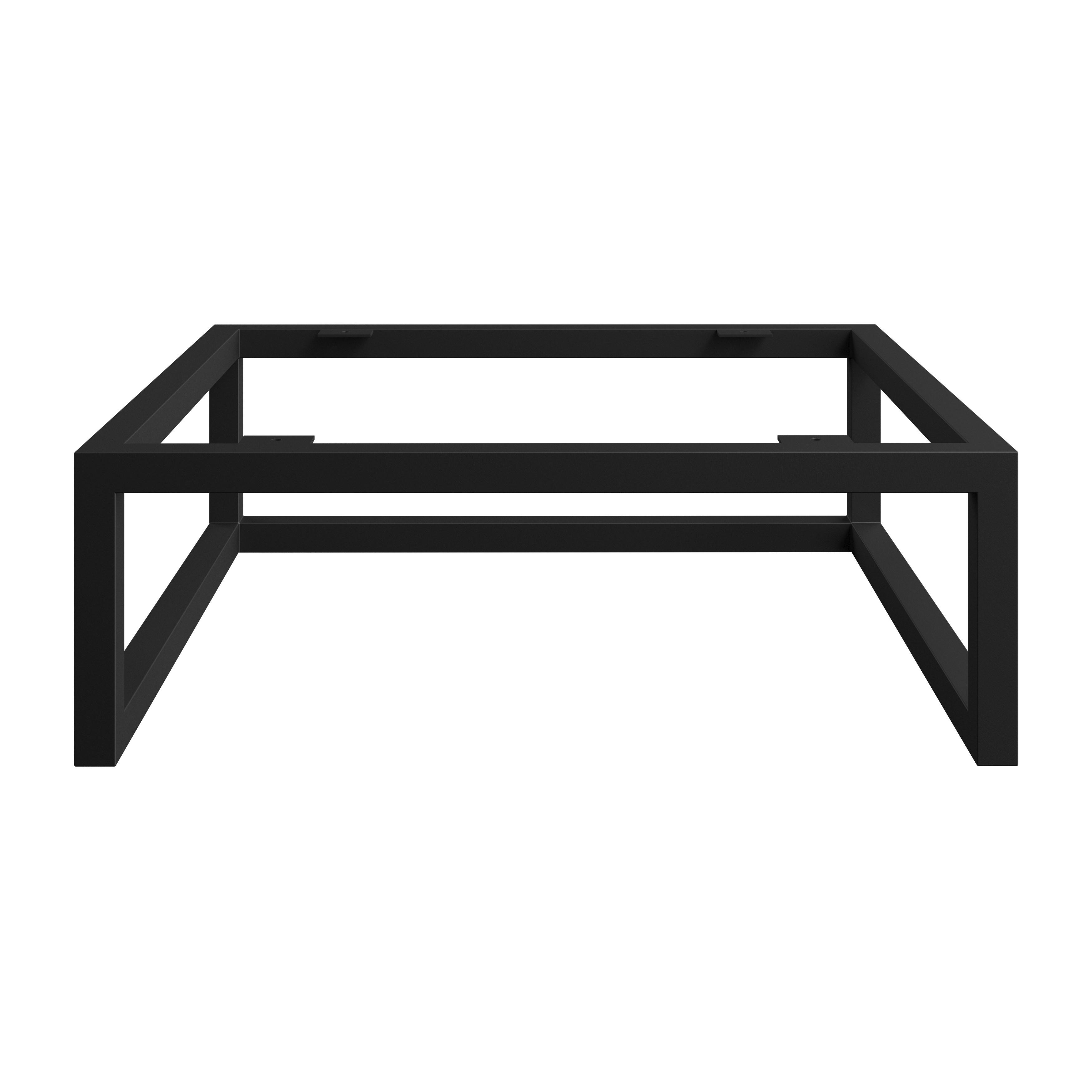 Fußgestell Passend Zu Unit Elements - Schwarz, MODERN, Metall (45/15/40cm) - Ondega