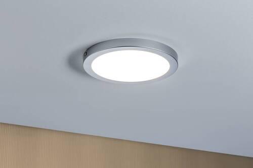 LED-Wandleuchte 1-Flammig Chromfarben Rund - Chromfarben, Basics, Kunststoff (22cm) - Paulmann