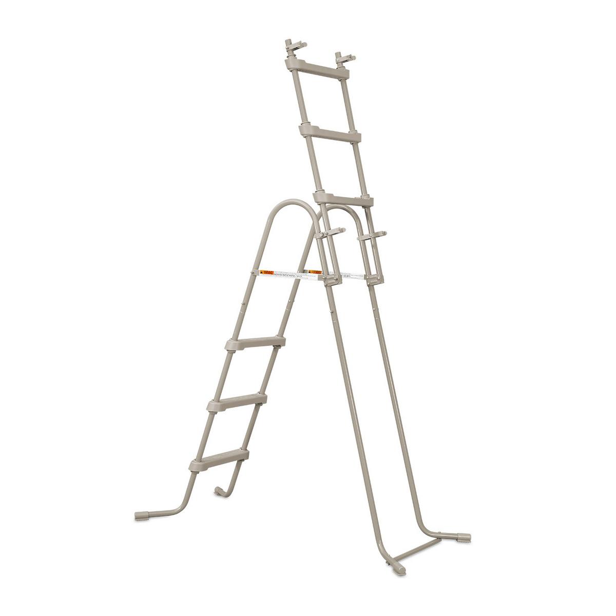 Pool, Kunststoff Braun, Rund D: 457 cm, inkl. Leiter+pumpe - Braun, KONVENTIONELL, Kunststoff (457/106cm)