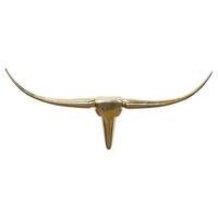 Wanddeko Wohnling Goldfarben B:100 cm - Goldfarben, MODERN, Metall (100/40/6cm) - MID.YOU