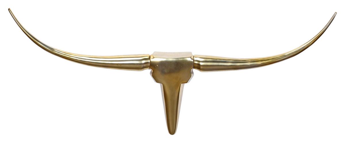 Wanddeko Wohnling Goldfarben B:100 cm - Goldfarben, MODERN, Metall (100/40/6cm) - MID.YOU