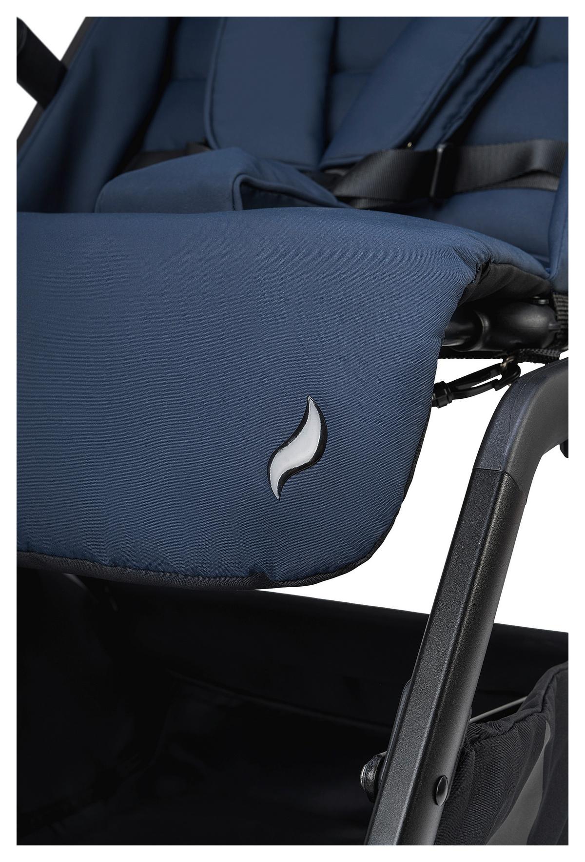 Buggy Sportwagen Boogy 2 - Schwarz/Dunkelblau, Basics, Textil/Metall (51/105/84,5cm) - Osann